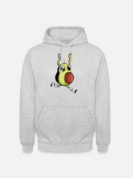 Baby avocado - Unisex Hoodie - light heather grey