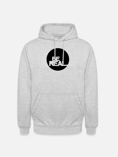 Be Real. - Unisex Hoodie - light heather grey
