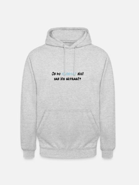 Behindert - Unisex Hoodie - Hellgrau meliert