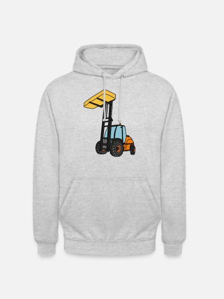 The forklift - Unisex Hoodie - light heather grey