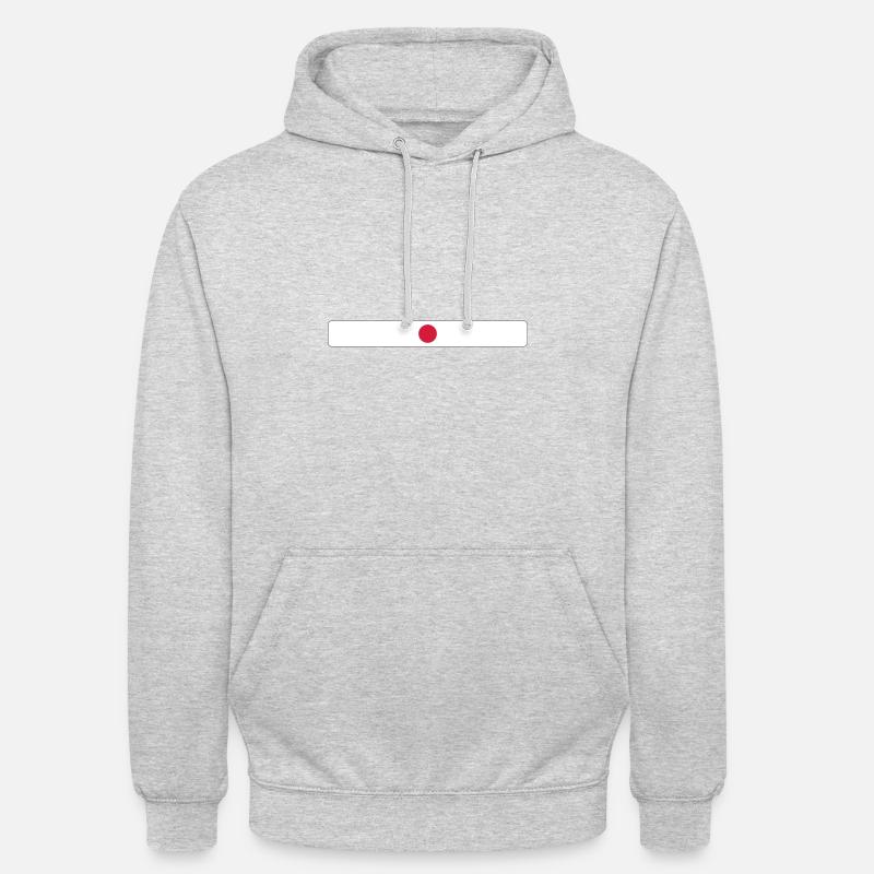 Japon - Japonais - Sweat-shirt à capuche unisexe - gris clair chiné