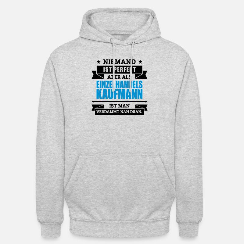 Fun Einzelhandelskaufmann - Unisex Hoodie - Hellgrau meliert
