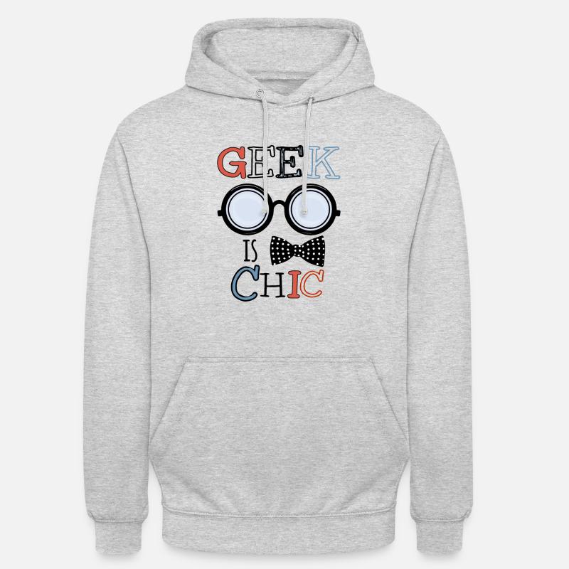 geek - Unisex Hoodie - light heather grey