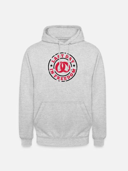 Last day in freedom - Unisex Hoodie - light heather grey