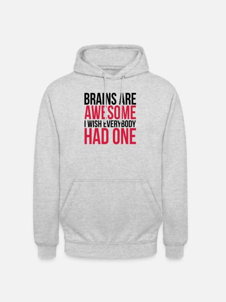 Funny - Unisex Hoodie - Hellgrau meliert