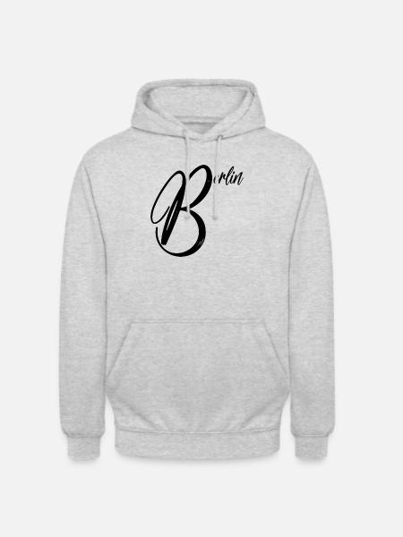 Berlin - Mudderstadt - Unisex Hoodie - Hellgrau meliert