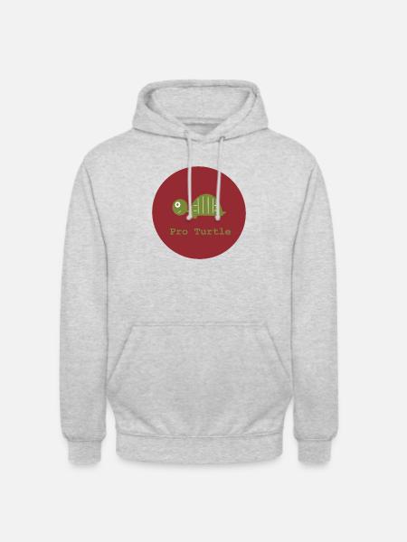 Pro Turtle, Pro Turtle - Unisex Hoodie - light heather grey