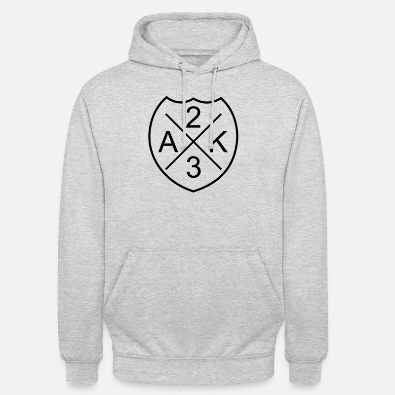 Abschluss 2023 AK 23 - Unisex Hoodie - Hellgrau meliert