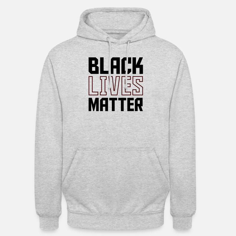 Black Lives - Unisex Hoodie - light heather grey