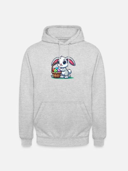 Bunny Easter Bunny - Unisex Hoodie - light heather grey