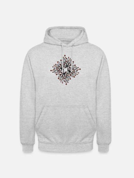 Netzwerk_2f - Unisex Hoodie - light heather grey