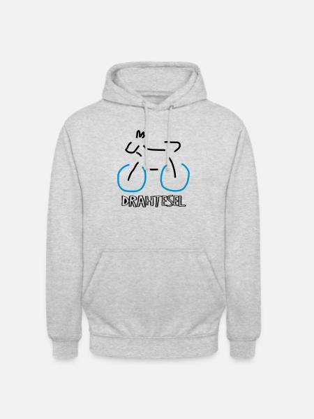 Boneshaker - Sweat-shirt à capuche unisexe - gris clair chiné