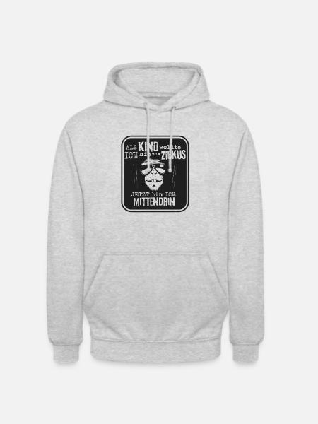 MONKEY'S FUNNY LOCKDOWN SAYING GIFT - Unisex Hoodie - light heather grey