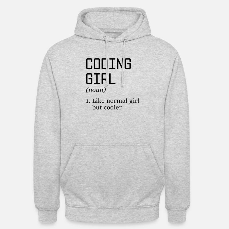 Coding Girl Definition Noun Software Developer Pro Unisex Hoodie