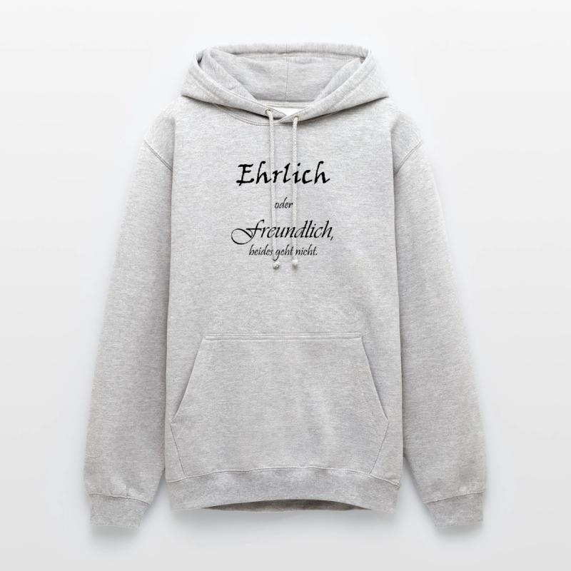 Ehrlich oder freundlich Unisex Hoodie