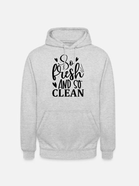 So Fresh and so Clean - Unisex Hoodie - light heather grey