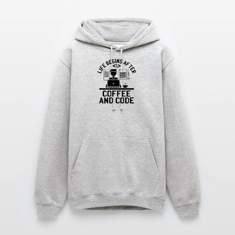 Kaffee-Codierung Programmierer Programmierer Entwickler Nerd Coff Unisex Hoodie