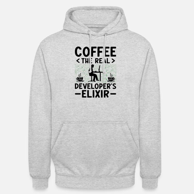 Kaffee-Codierung Programmierer Programmierer Entwickler Nerd Coff Unisex Hoodie