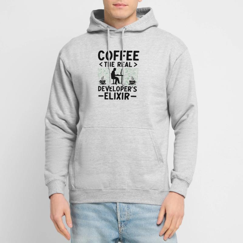 Kaffee-Codierung Programmierer Programmierer Entwickler Nerd Coff Unisex Hoodie