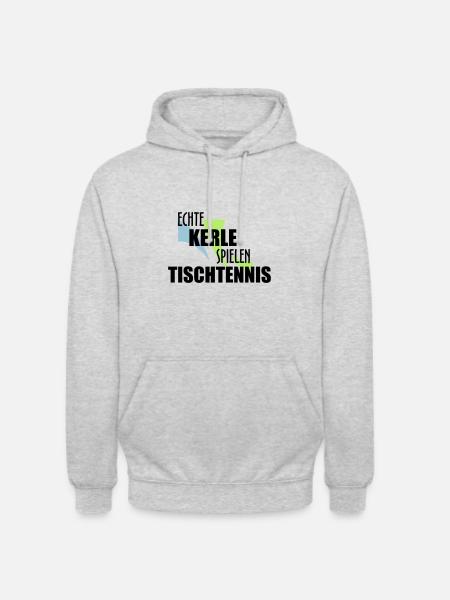 ECHTE KERLE - Unisex Hoodie - Hellgrau meliert