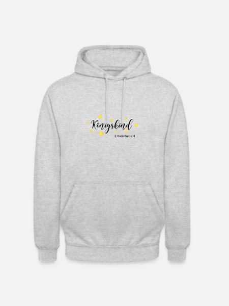 Koenigskind - Korinther - Unisex Hoodie - Hellgrau meliert