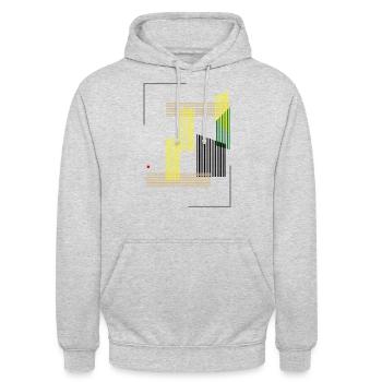 carpet lighter - Unisex Hoodie - light heather grey - Front - Alina (178cm) & Michal (187cm)