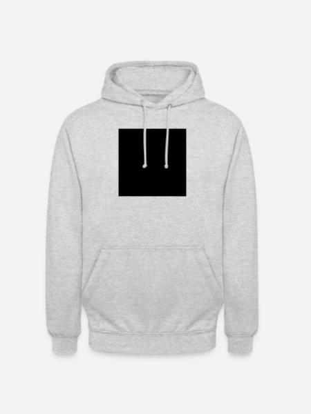 rechteck - quadrat - Unisex Hoodie - Hellgrau meliert