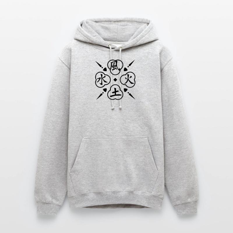 Vier Elemente / 4 elements (1c) Unisex Hoodie