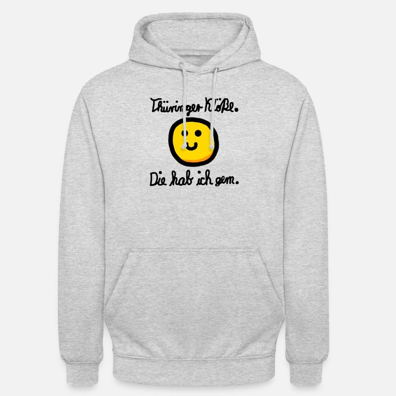 Thüringer Kloß - Unisex Hoodie - Hellgrau meliert