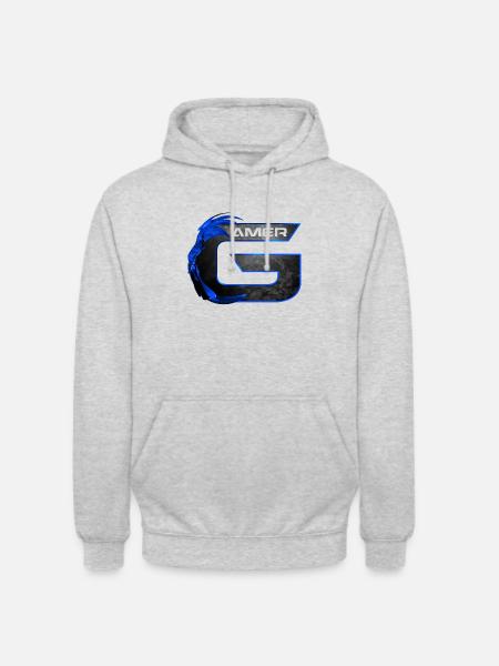 Spreadgaming - Unisex Hoodie - Hellgrau meliert