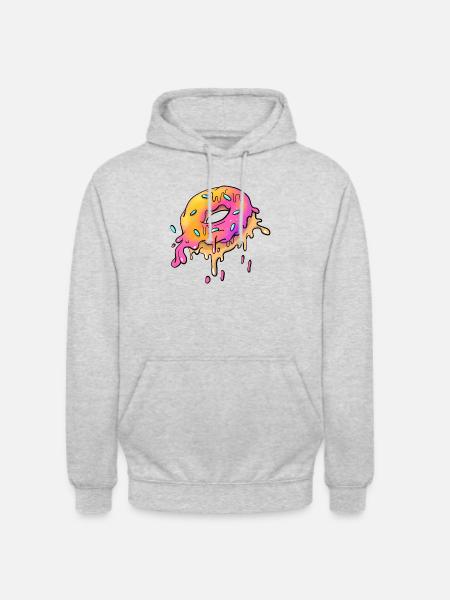 Grime Donut - Unisex Hoodie - light heather grey