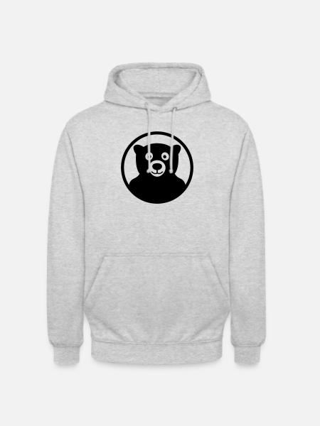 bear_a_04_2012_1c - Unisex Hoodie - light heather grey