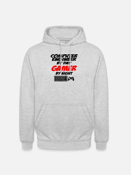 Computer engineer - Unisex Hoodie - light heather grey