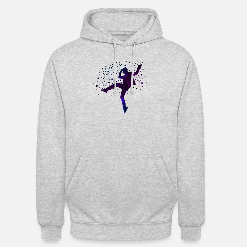 Galaxy Dancer - Unisex Hoodie - Hellgrau meliert