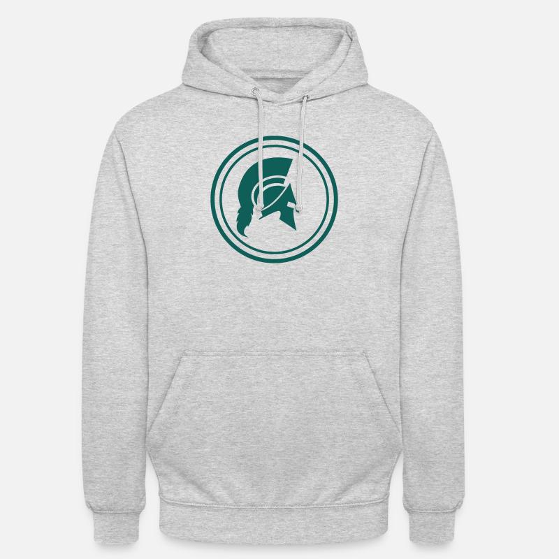 sparta - Unisex Hoodie - Hellgrau meliert