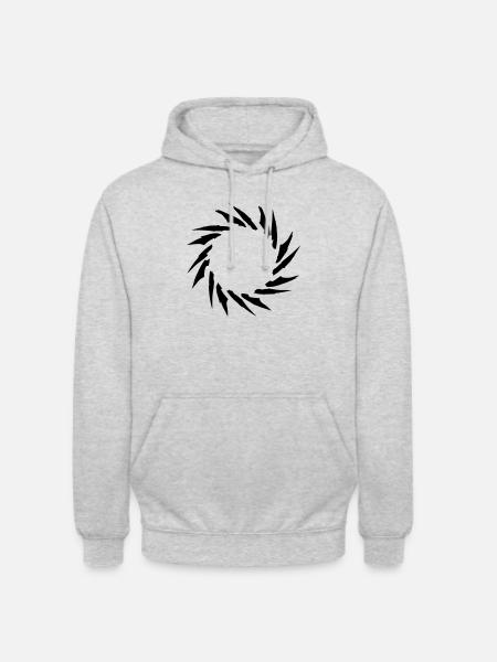 Spiral frame - Unisex Hoodie - light heather grey
