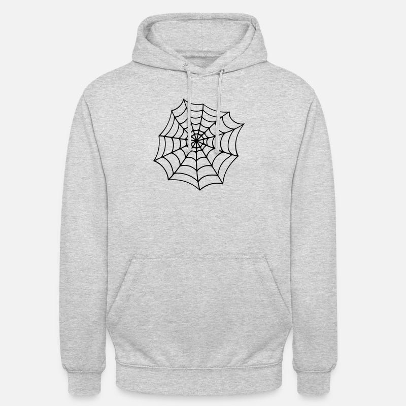 cobweb cobwebs reticle - Unisex Hoodie - light heather grey
