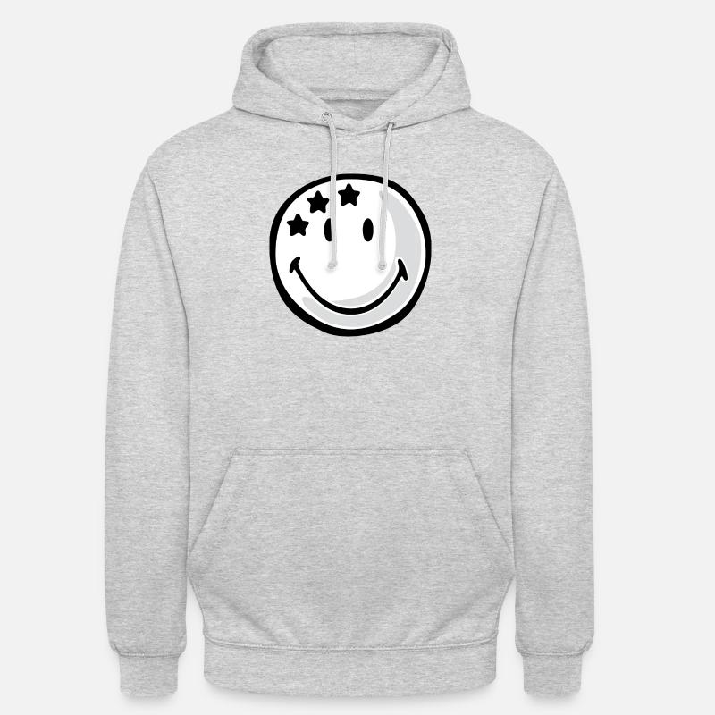 Smiley Table Tennis Ball - Unisex-hettegenser - lysgrå melert