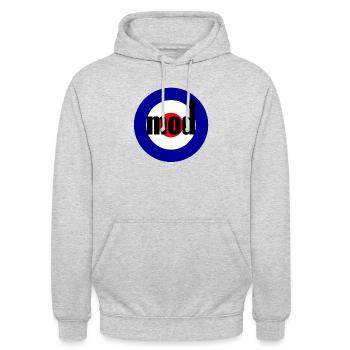 Mod / Quadrophenia - Unisex Hoodie - light heather grey - Front - Alina (178cm) & Michal (187cm)