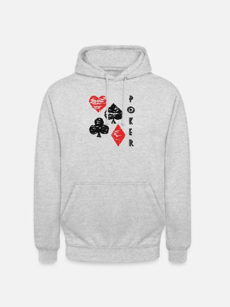 Poker Life - Unisex Hoodie - light heather grey