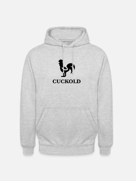 Cuckold - Unisex Hoodie - Hellgrau meliert