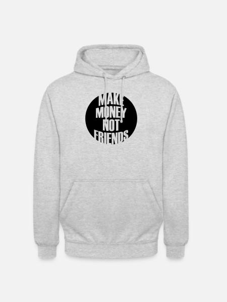 Saying Circle Money - Unisex Hoodie - light heather grey