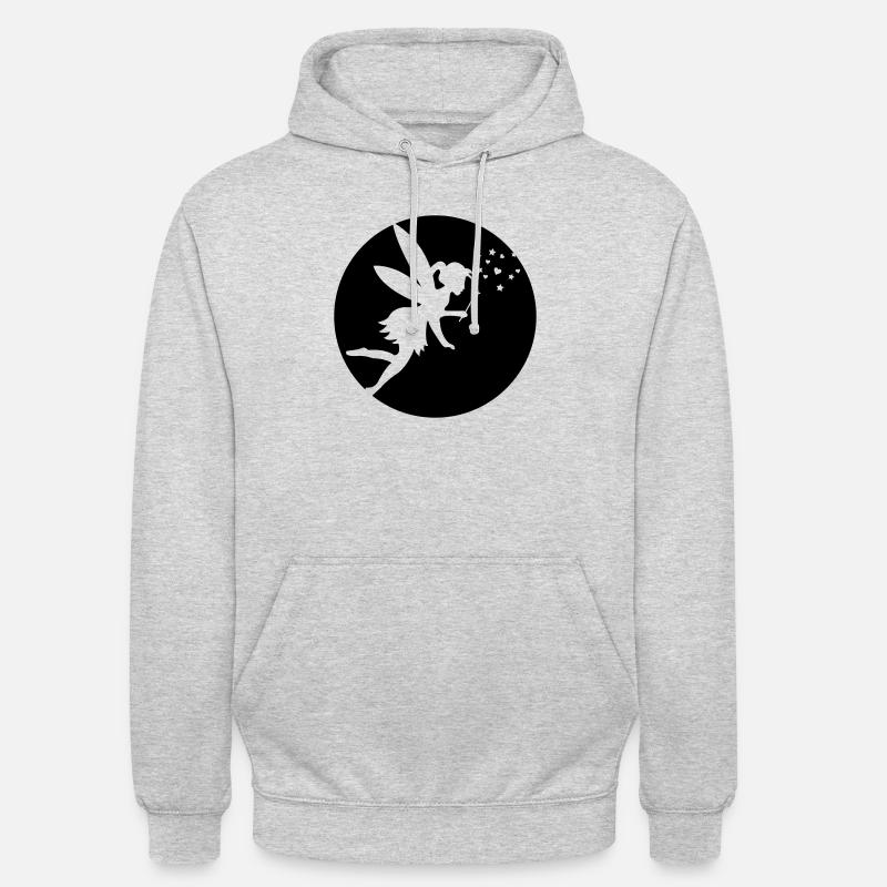 Fee - Unisex Hoodie - Hellgrau meliert