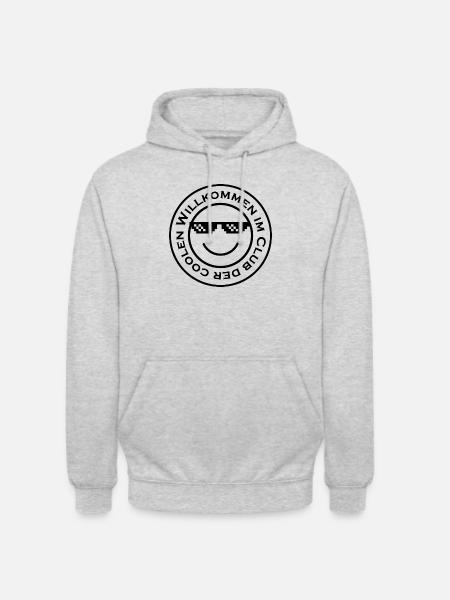 Cooler Club - Unisex Hoodie - Hellgrau meliert