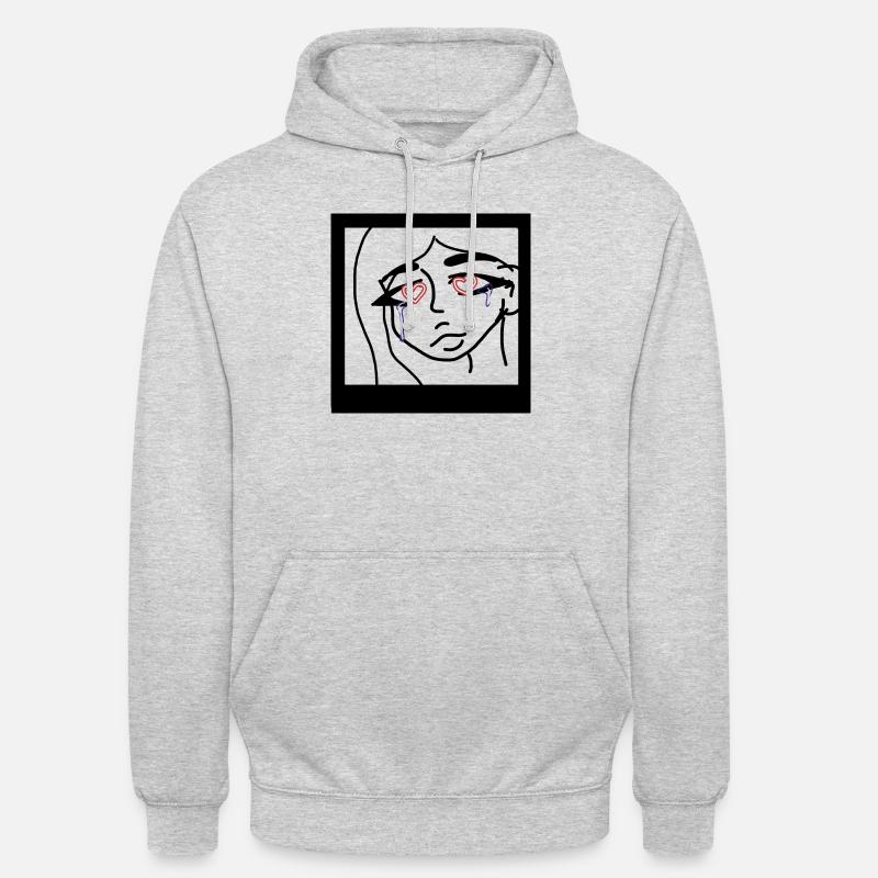 267FB723 302E 404B 84CD 2C77C4045C55 - Unisex Hoodie - Hellgrau meliert