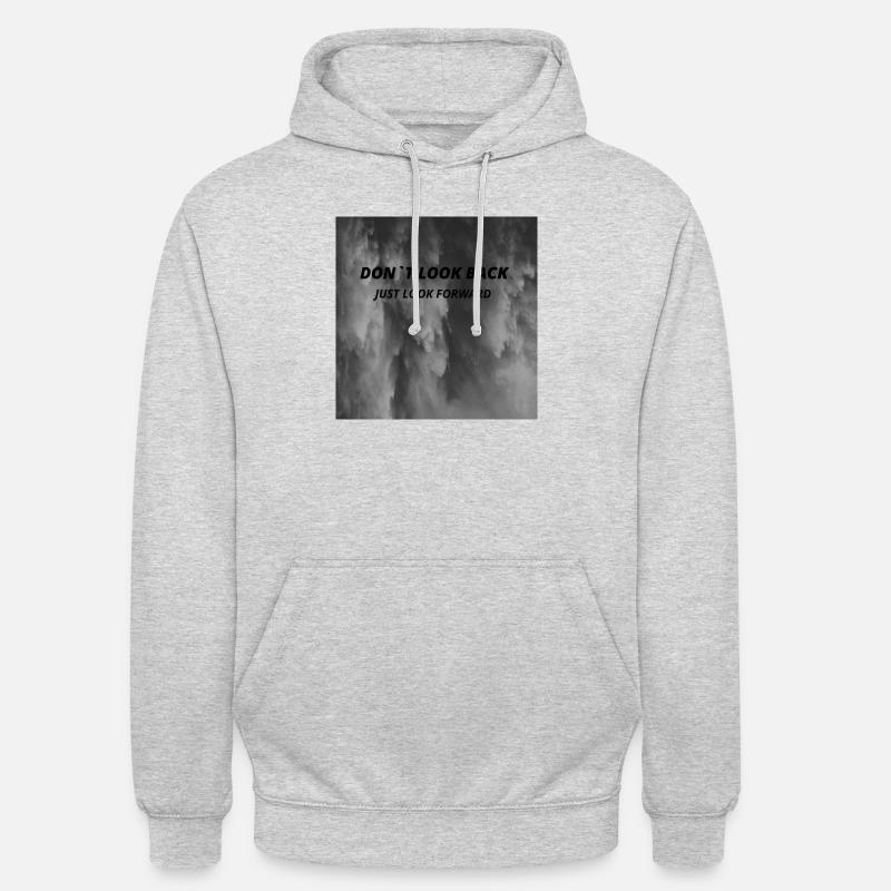 Pullover mit Spuch - Unisex Hoodie - Hellgrau meliert