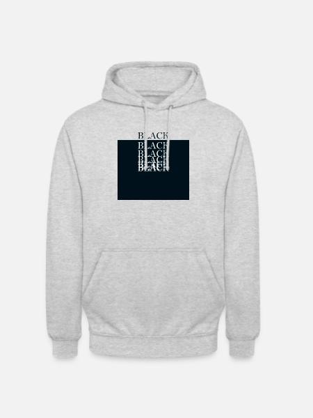 CMYK Black Schwarz - Unisex Hoodie - light heather grey