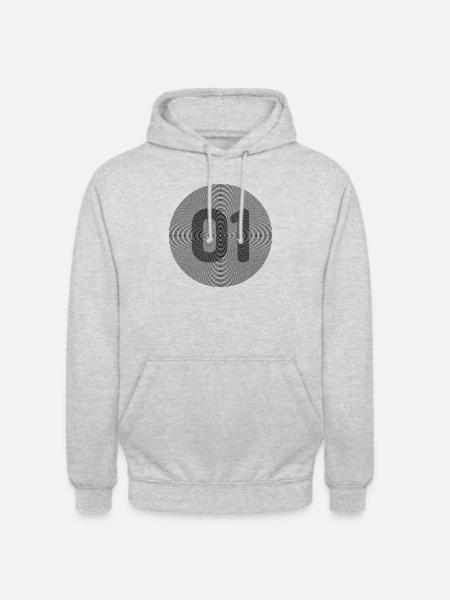 01 - Unisex Hoodie - light heather grey