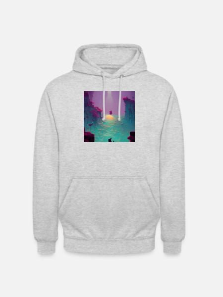Love story - Unisex Hoodie - light heather grey