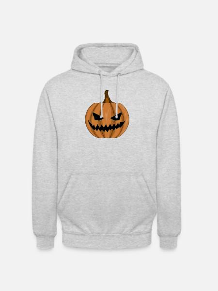 pumpkin - Unisex Hoodie - light heather grey
